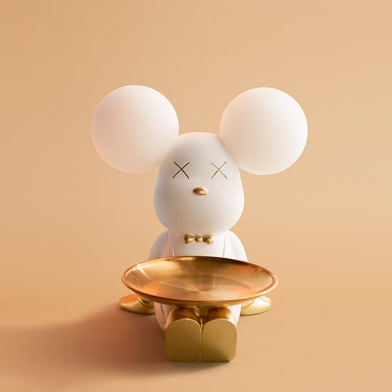 Violent Bear Tray Desk Light by Tavilume - glass small table lamp, view 4