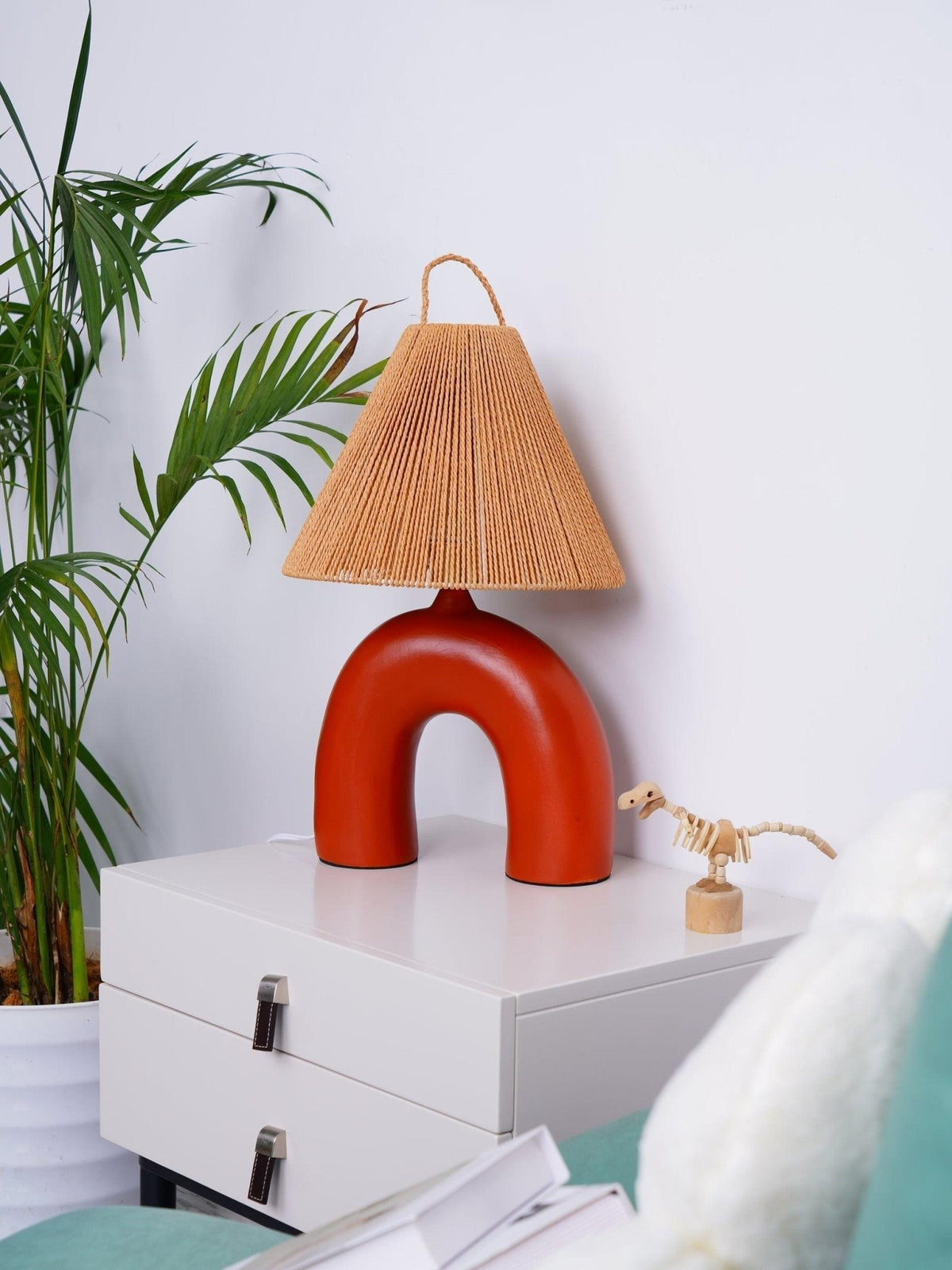 Arched Table Lamp by Tavilume - ceramic medium table lamp, view 13