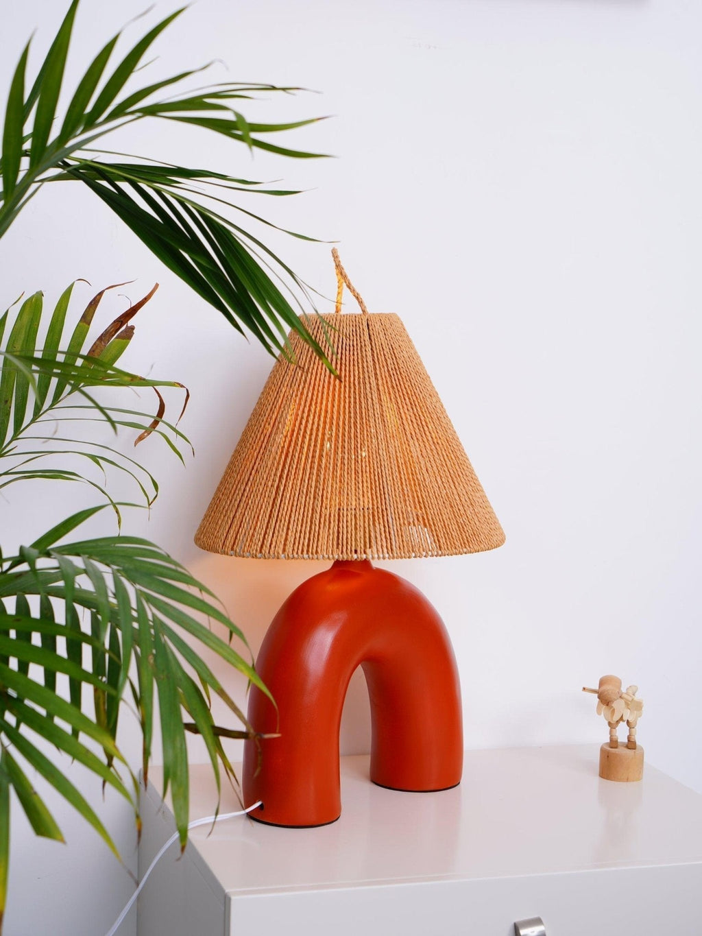 Arched Table Lamp by Tavilume - ceramic medium table lamp, view 7