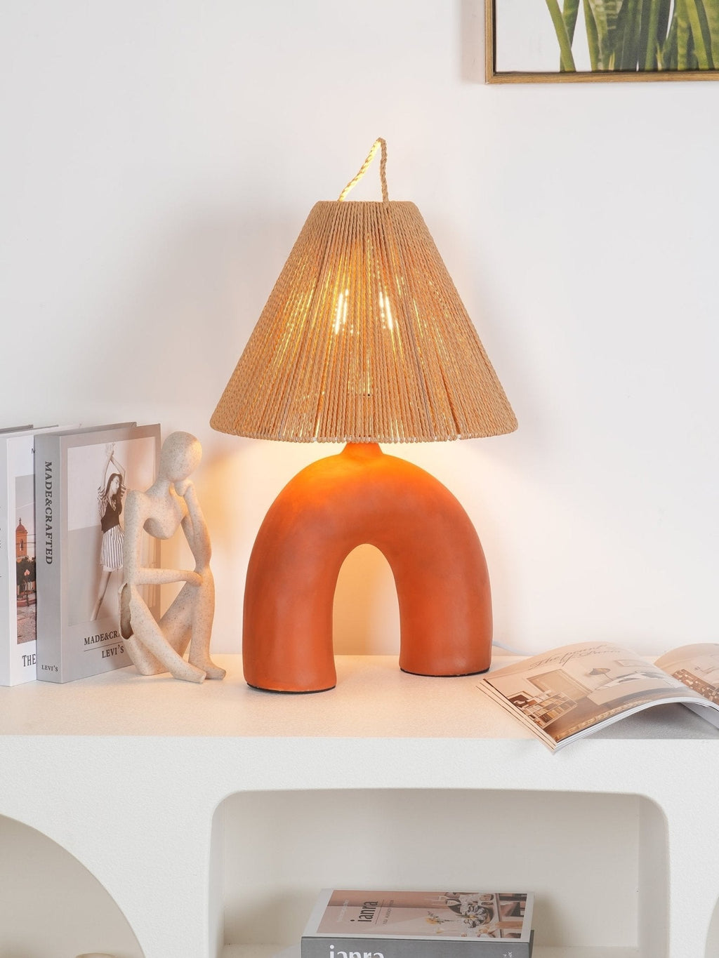 Arched Table Lamp by Tavilume - ceramic medium table lamp, view 18