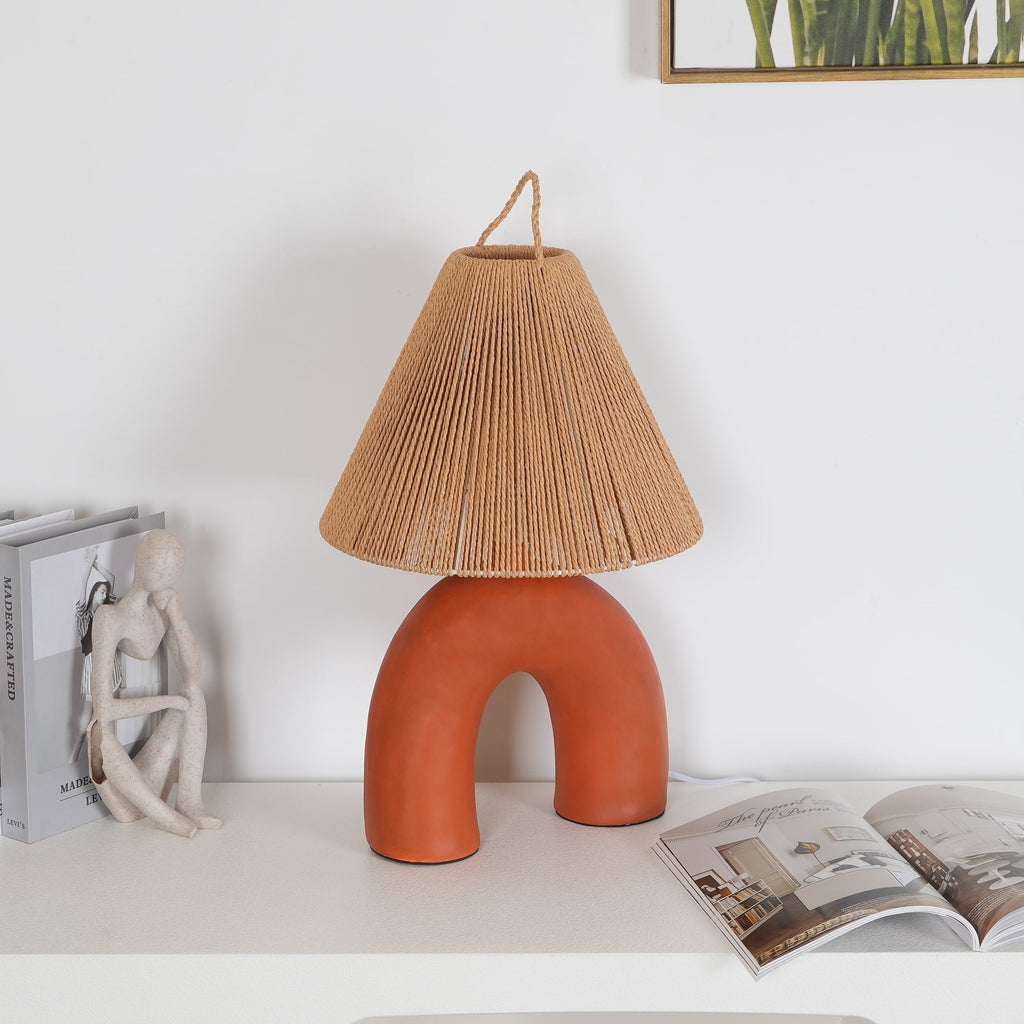 Arched Table Lamp by Tavilume - ceramic medium table lamp, view 27