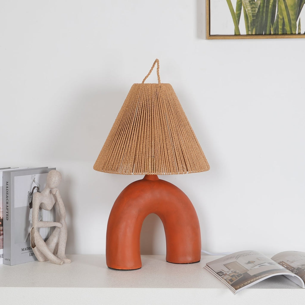 Arched Table Lamp by Tavilume - ceramic medium table lamp, view 28