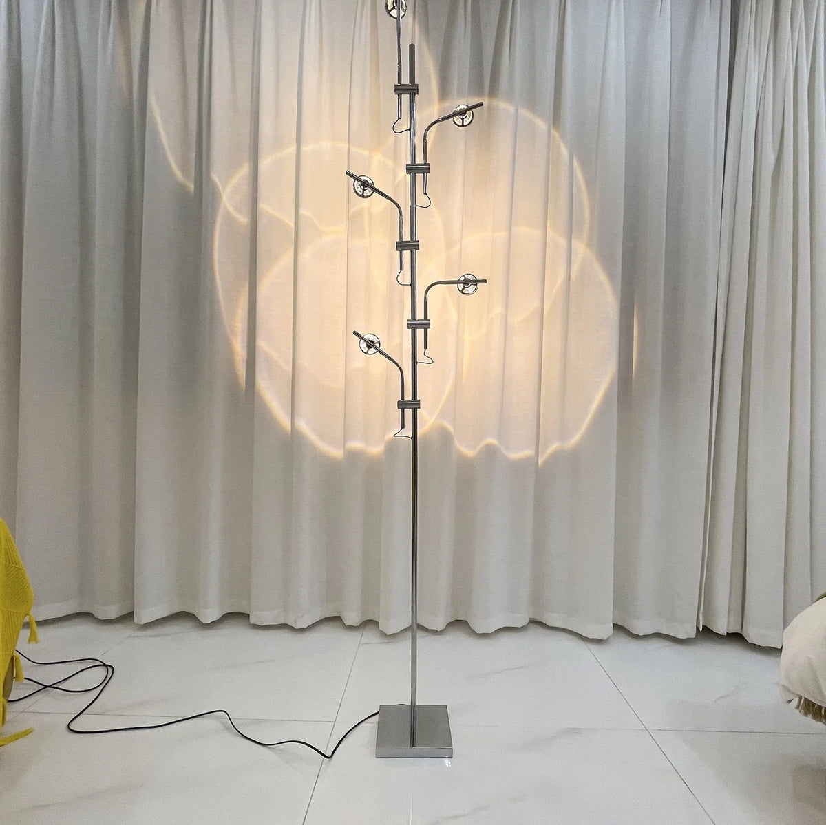 Wa Wa Table Lamp product view 4, showing Glass, Iron, Stainless steel and As shown
