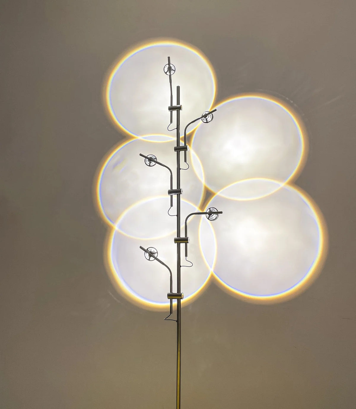 Wa Wa Table Lamp product view 6, showing Glass, Iron, Stainless steel and As shown