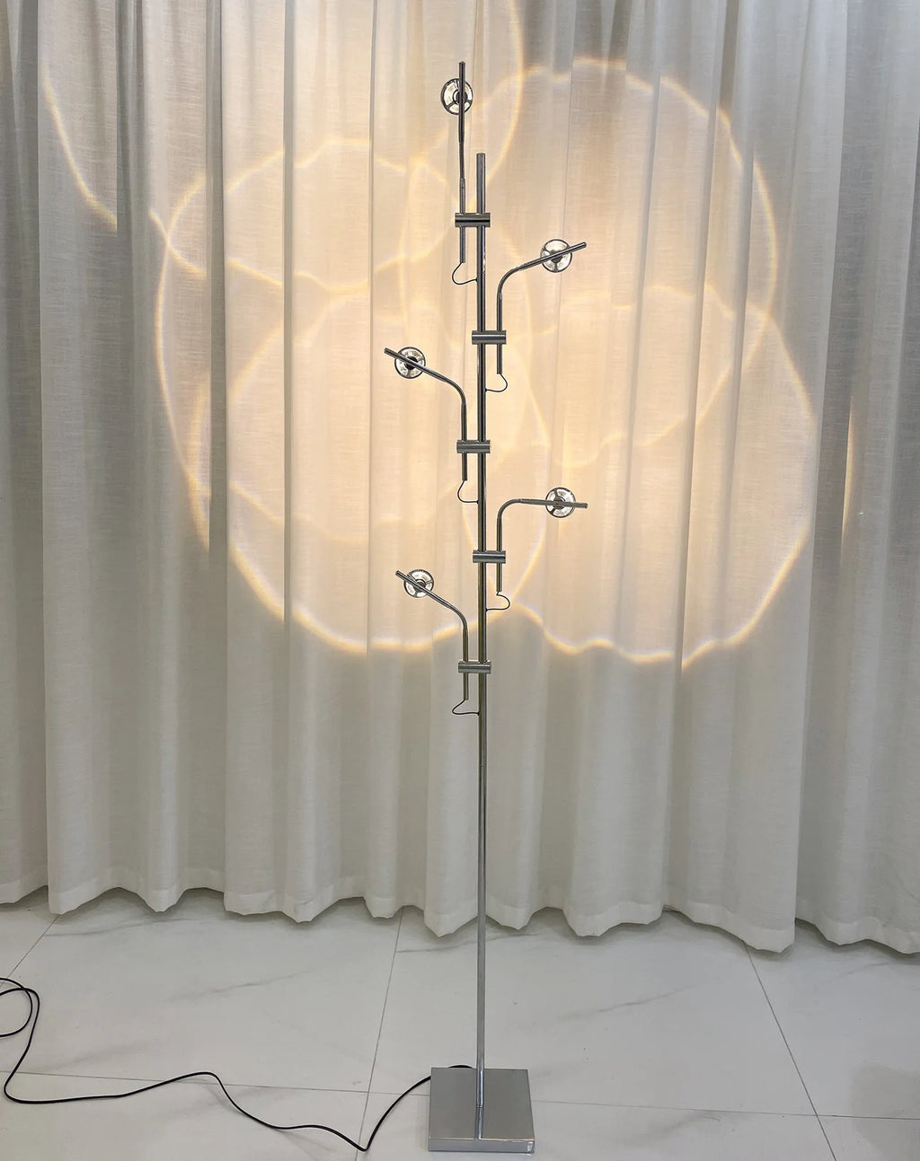 Wa Wa Table Lamp product view 7, showing Glass, Iron, Stainless steel and As shown