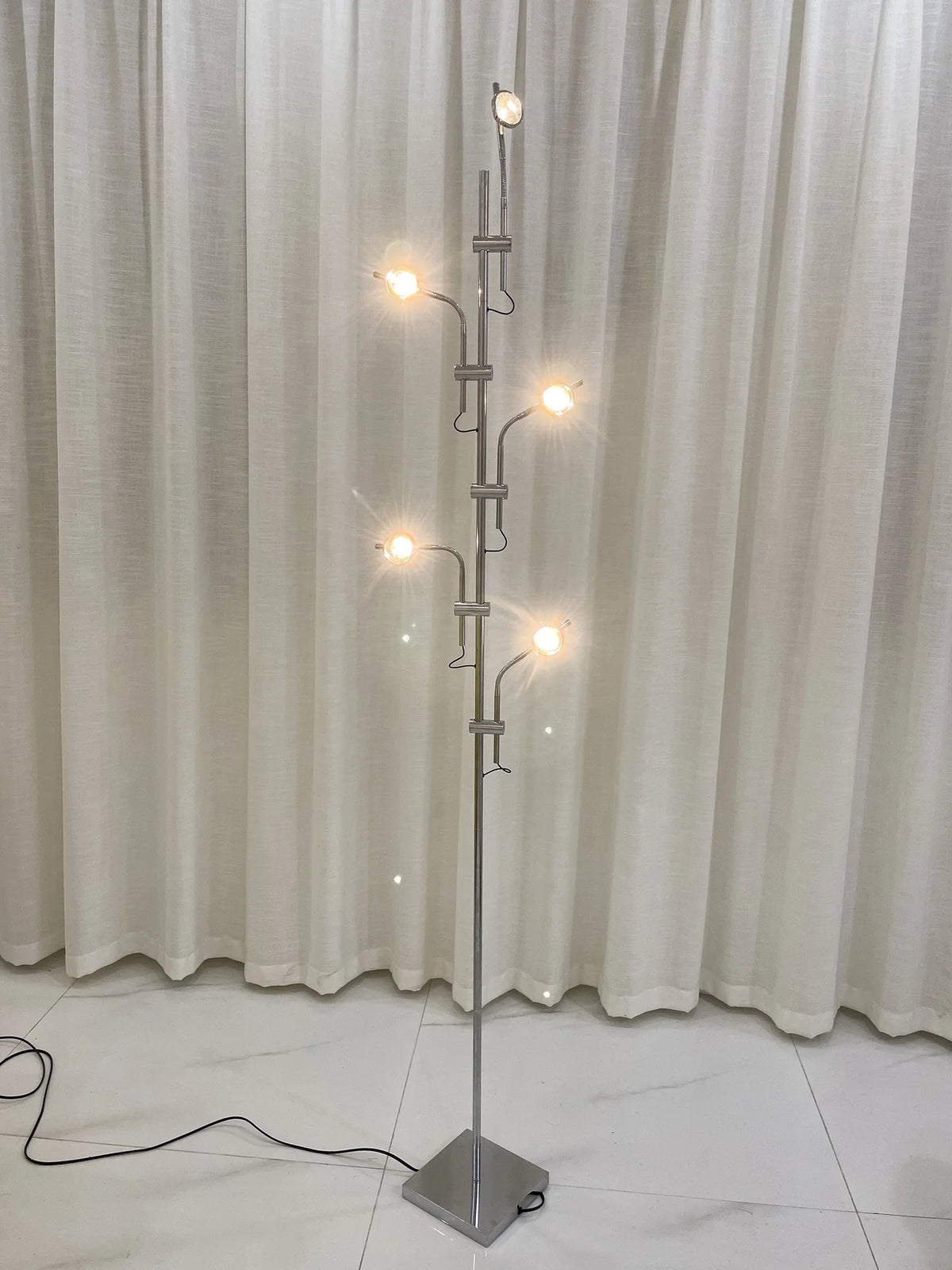 Wa Wa Table Lamp product view 9, showing Glass, Iron, Stainless steel and As shown
