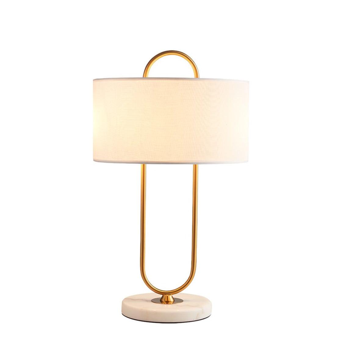 Warner Table Lamp by Tavilume - marble medium table lamp, view 1