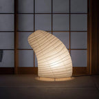 Washi Paper Table Lamp by Tavilume - iron medium table lamp, view 4