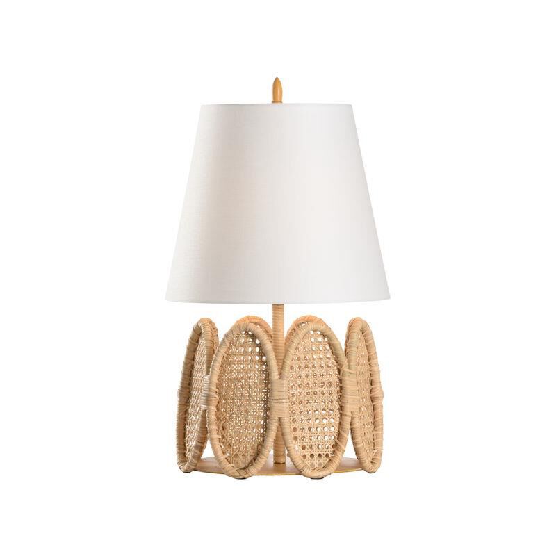 Cristobal 14 Inch Table Lamp by Tavilume - wood medium table lamp, view 1