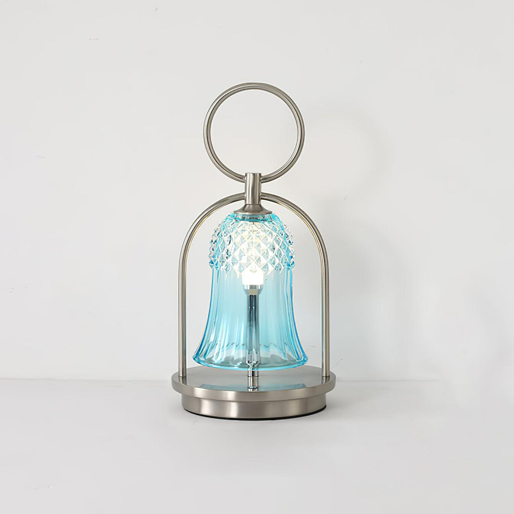 Wind Chime Portable USB-Powered Table Lamp by Tavilume - glass small table lamp, view 13