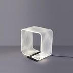 Wire Cube Table Lamp by Tavilume - acrylic small table lamp, view 4