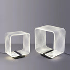 Wire Cube Table Lamp by Tavilume - acrylic small table lamp, view 2