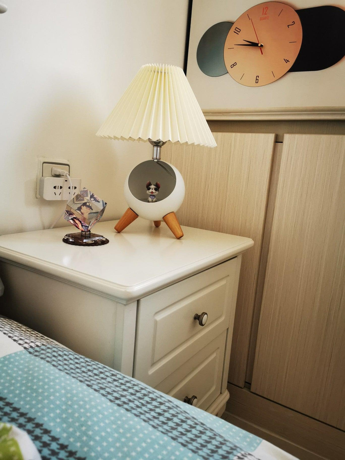 Wood Small Table Lamp by Tavilume - ceramic medium table lamp, view 6