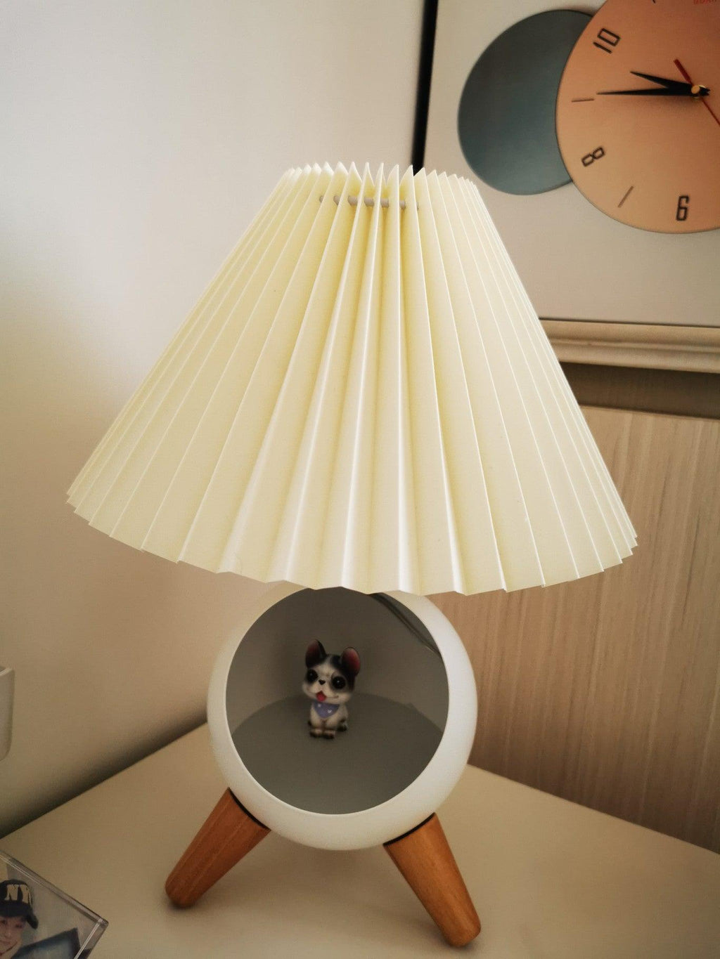 Wood Small Table Lamp by Tavilume - ceramic medium table lamp, view 7