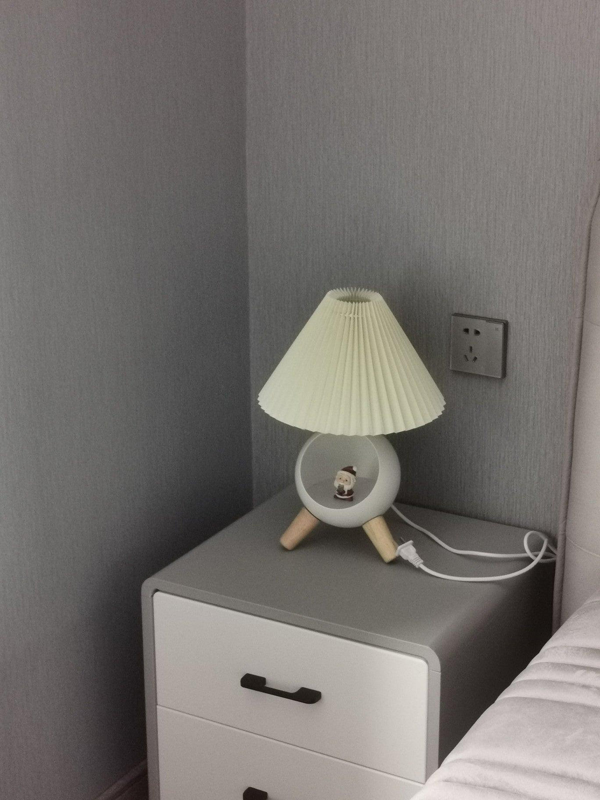 Wood Small Table Lamp by Tavilume - ceramic medium table lamp, view 13