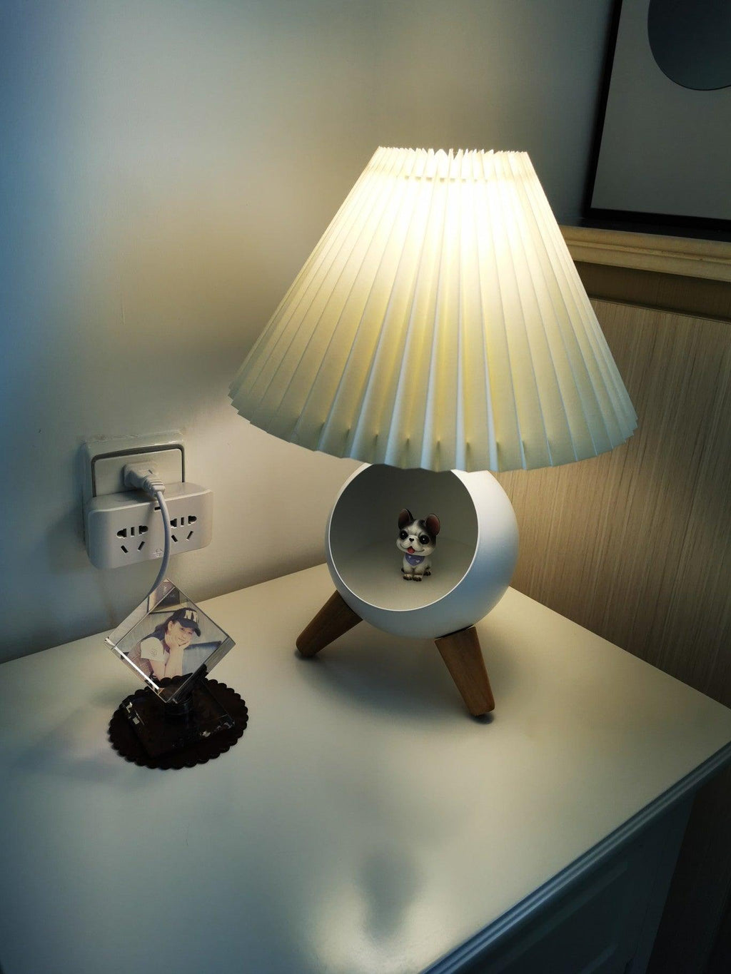 Wood Small Table Lamp by Tavilume - ceramic medium table lamp, view 14
