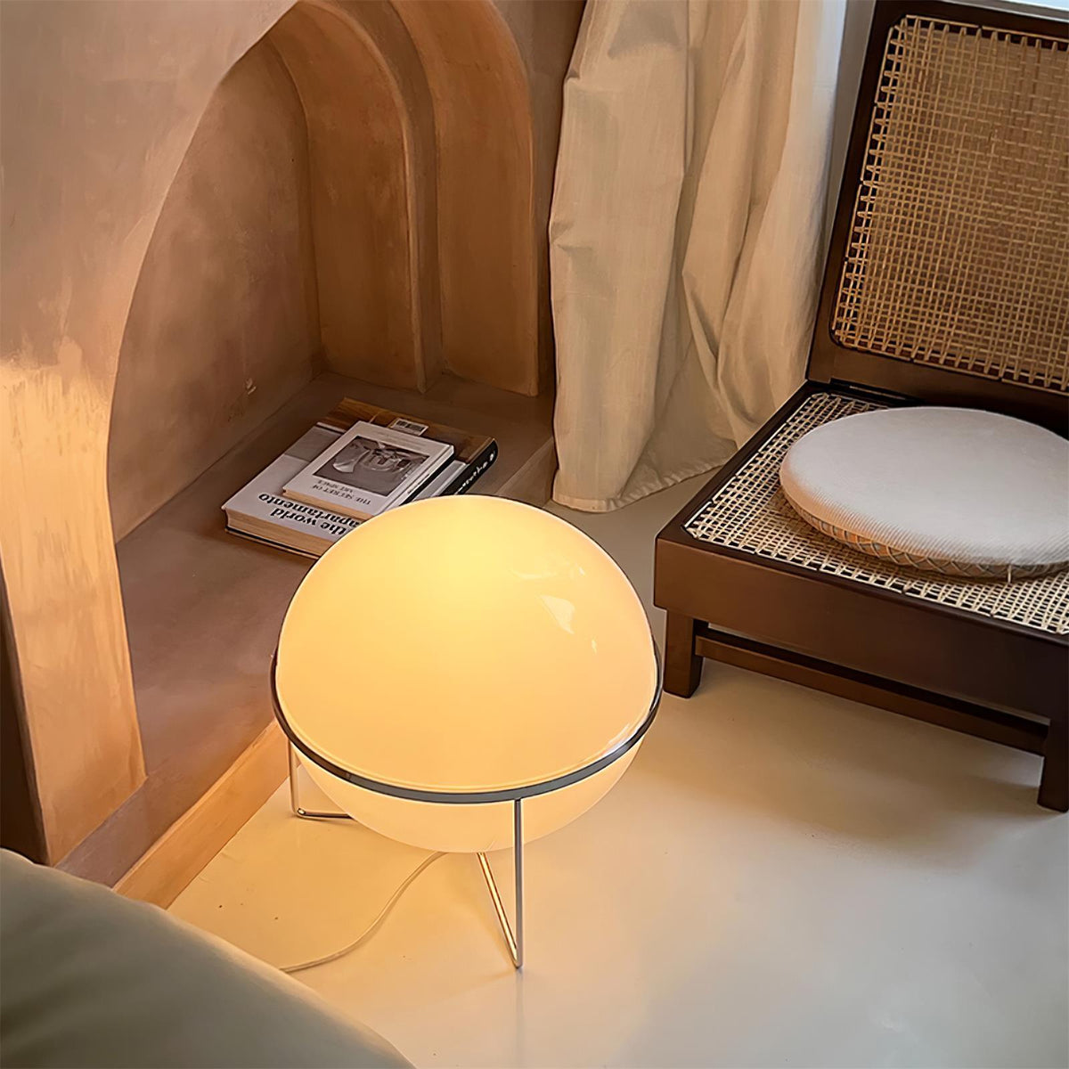 Yolk Table Lamp by Tavilume - acrylic medium table lamp, view 2
