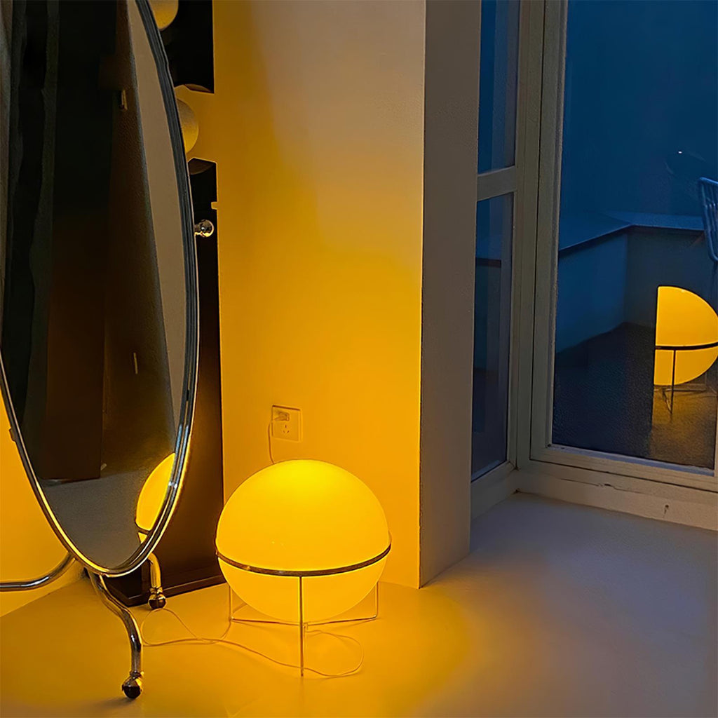 Yolk Table Lamp by Tavilume - acrylic medium table lamp, view 3