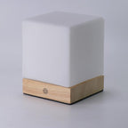 Mini Cube LED Table Lamp Ambient Lighting by Tavilume - glass small table lamp, view 7