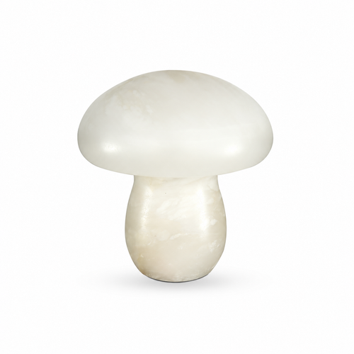 Alabaster Mushroom Table Lamp by Tavilume - alabaster small table lamp, view 1