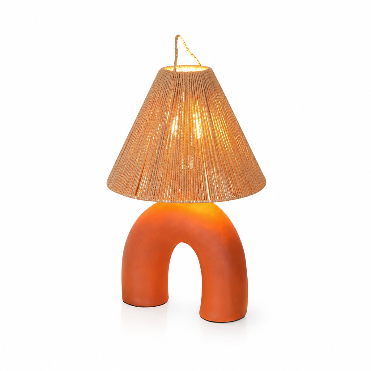 Arched Table Lamp by Tavilume - ceramic medium table lamp, view 1