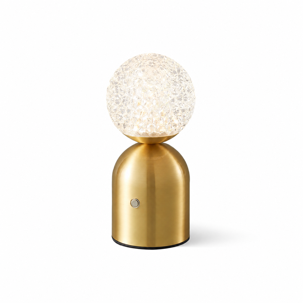 Atlas USB-Powered Table Lamp by Tavilume - acrylic small table lamp, view 2