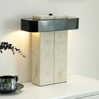 Aurelius Marble Accent Table Lamp by Tavilume - marble medium table lamp, view 10