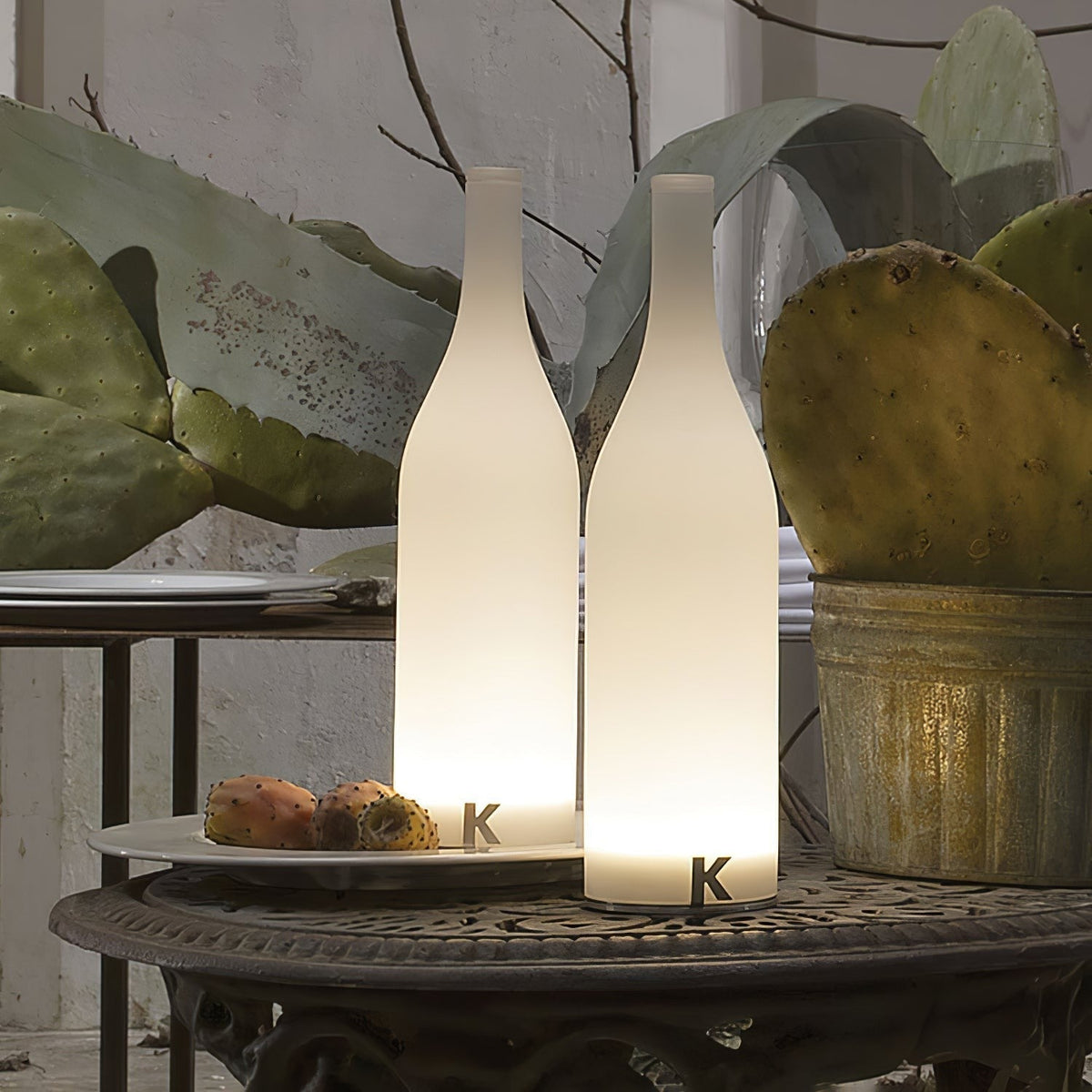 Baccaro USB-Powered Table Lamp by Tavilume - acrylic small table lamp, view 3