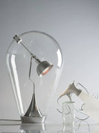 BeamGlow Rotating Glass Cylinder Table Lamp by Tavilume - glass small table lamp, view 7
