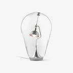 BeamGlow Rotating Glass Cylinder Table Lamp by Tavilume - glass small table lamp, view 20
