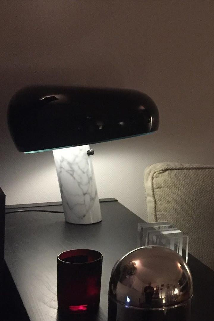 Carrara Marble Glow Table Lamp by Tavilume - marble medium table lamp, view 18