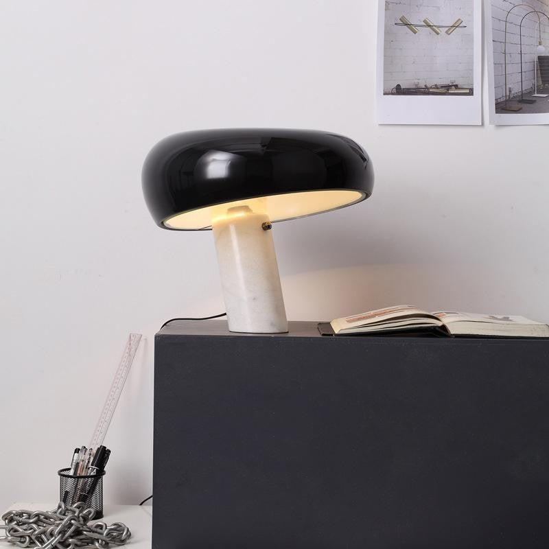 Carrara Marble Glow Table Lamp by Tavilume - marble medium table lamp, view 2