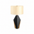 Checklist Table Lamp by Tavilume - fabric large table lamp, view 1