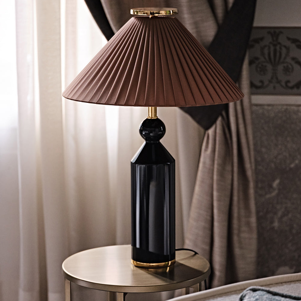 Timeless Designer Table Lamp by Tavilume - wood large table lamp, view 1