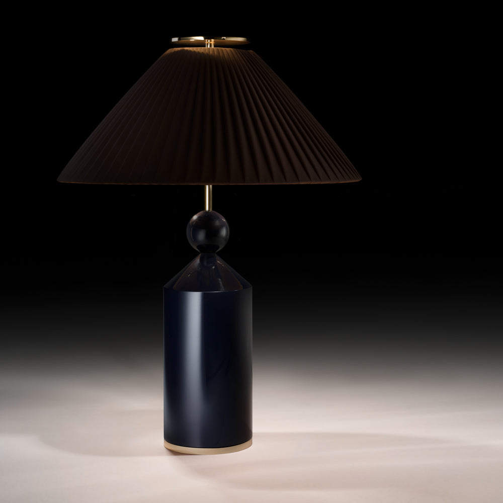Timeless Designer Table Lamp by Tavilume - wood large table lamp, view 4