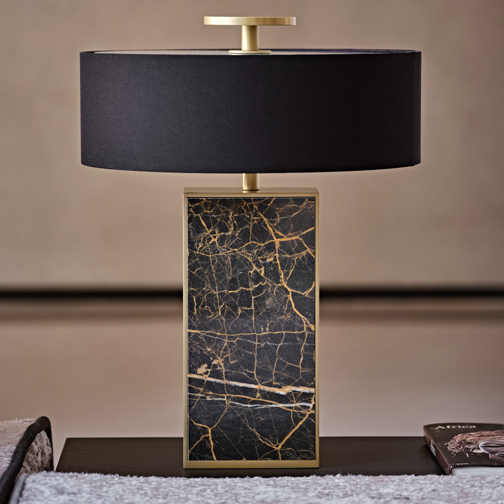 Contemporary Marble Table Lamp by Tavilume - marble medium table lamp, view 2