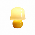 Creamy Mushroom Table Lamp by Tavilume - glass small table lamp, view 1