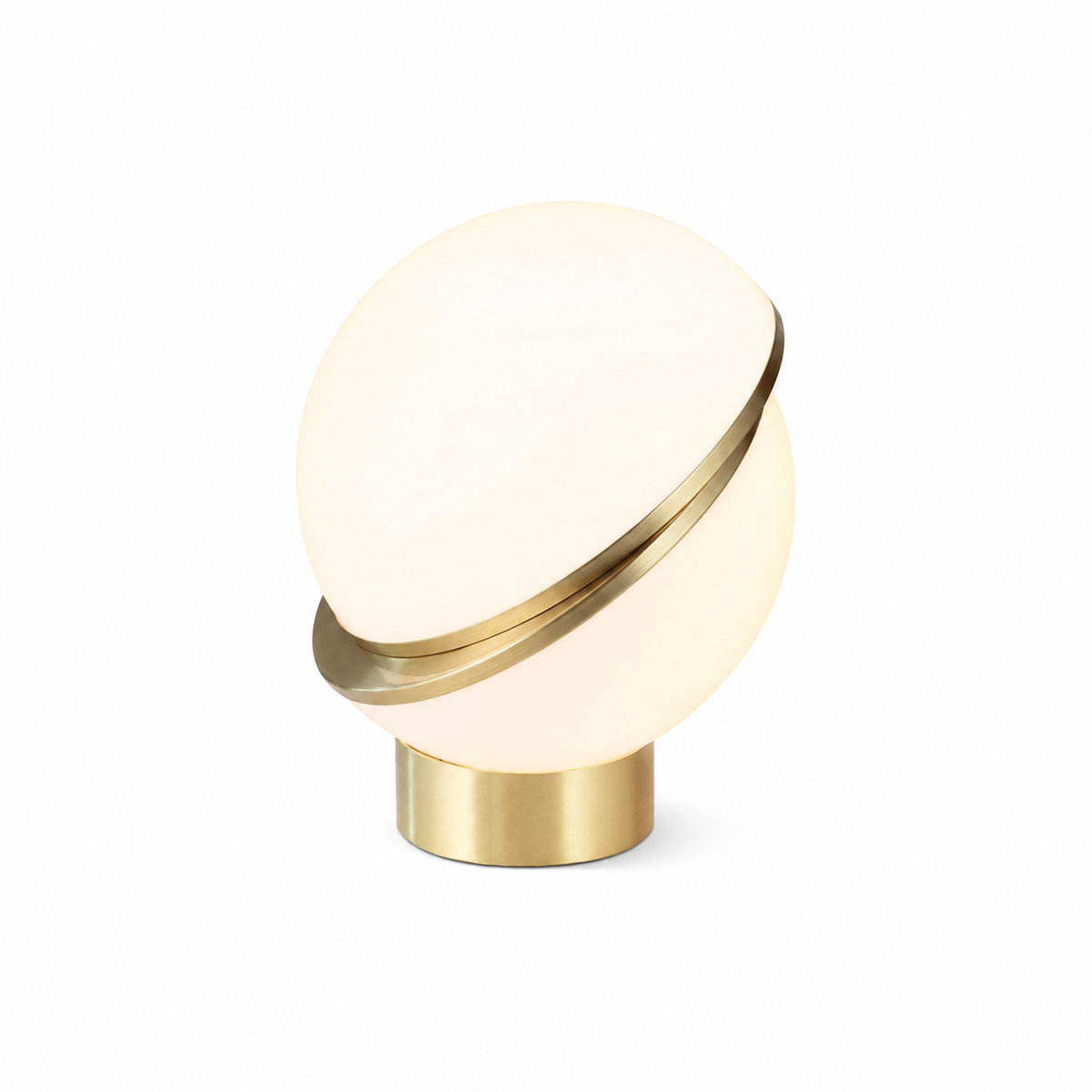 Crescent Table Lamp by Tavilume - acrylic small table lamp, view 1
