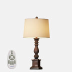 24 inch Rustic Bronze Resin Traditional Table Lamp by Tavilume - resin small table lamp, view 7