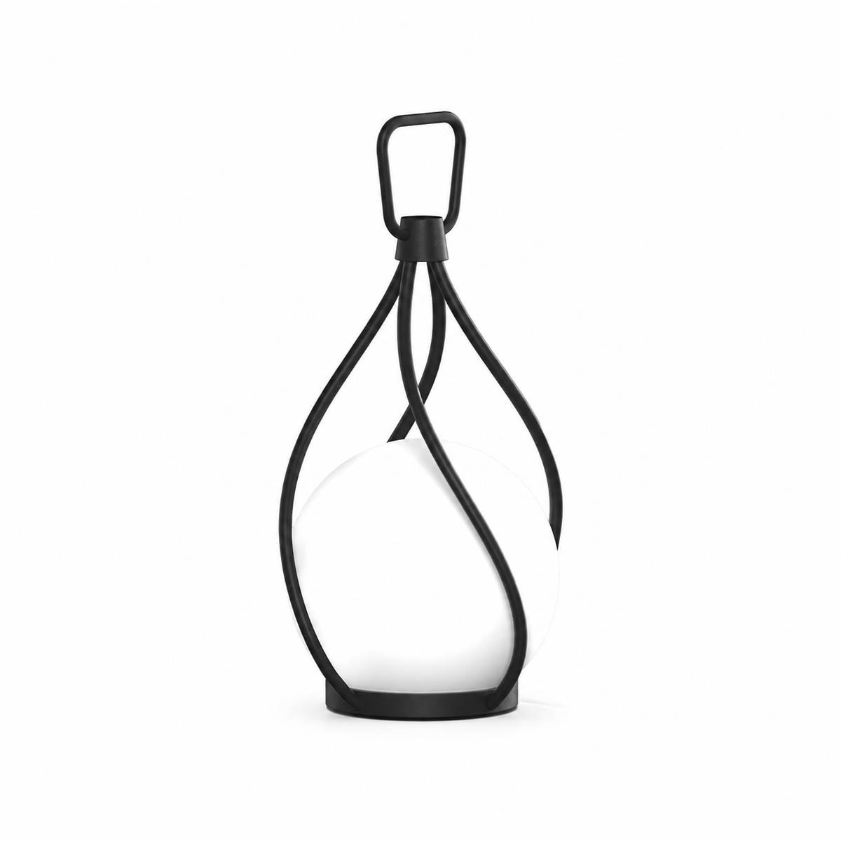 Eclisse Orb Lantern USB-Powered Table Lamp by Tavilume - glass small table lamp, view 1