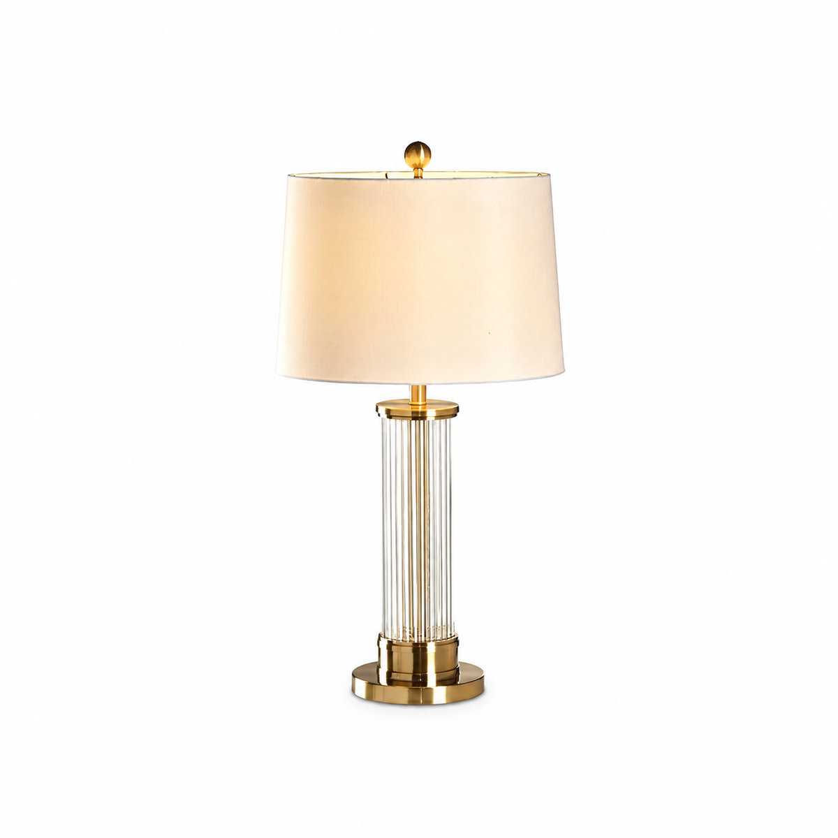 Edda Table Lamp by Tavilume - glass large table lamp, view 1