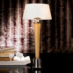 Exclusive Italian Premium Print Table Lamp by Tavilume - brass large table lamp, view 1