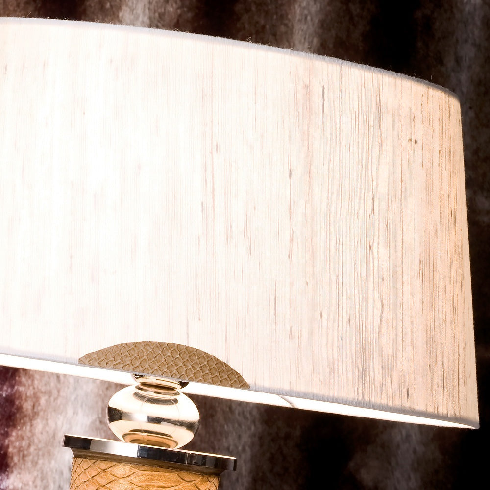 Exclusive Italian Premium Print Table Lamp by Tavilume - brass large table lamp, view 5