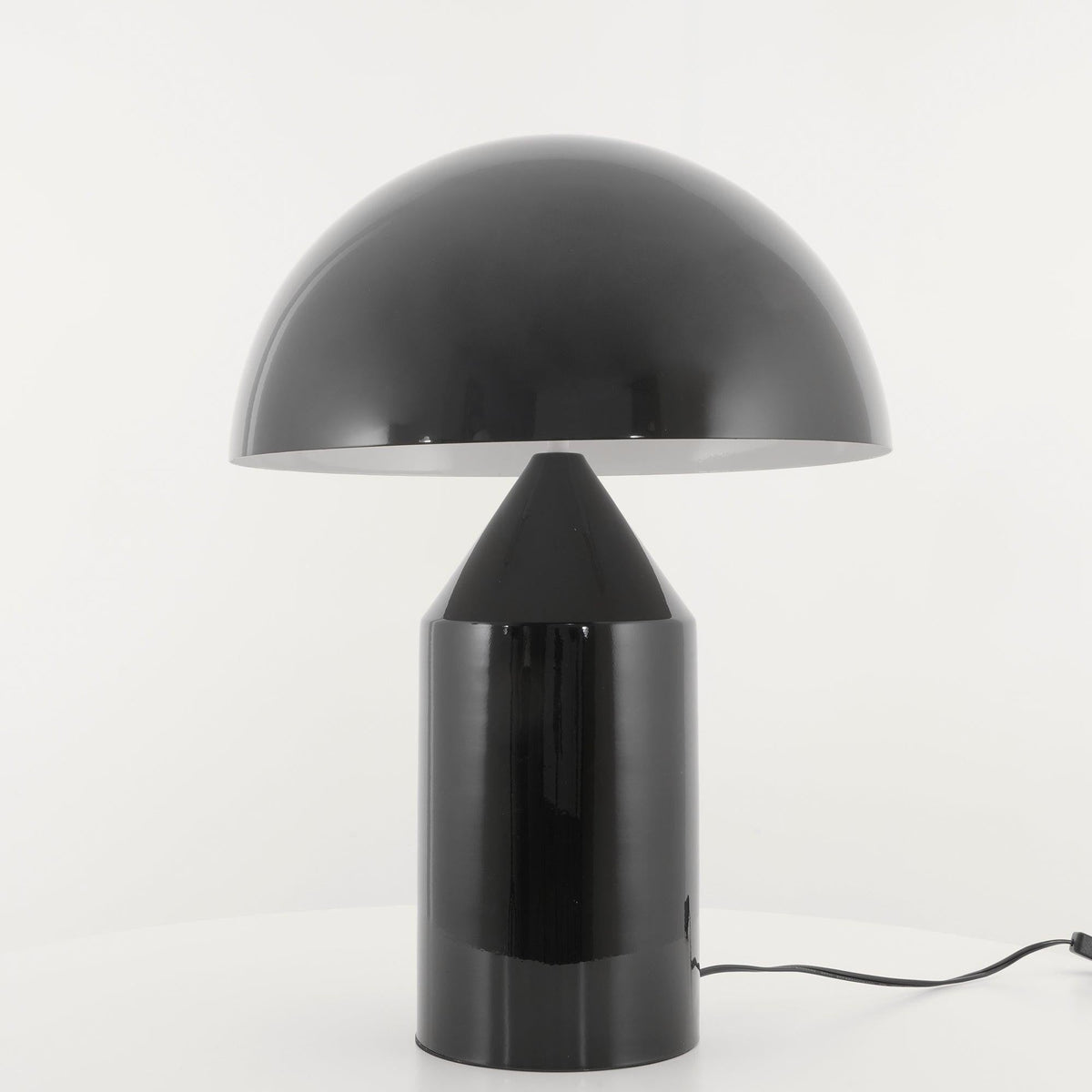 Geometric Dome Table Lamp by Tavilume - copper small table lamp, view 9