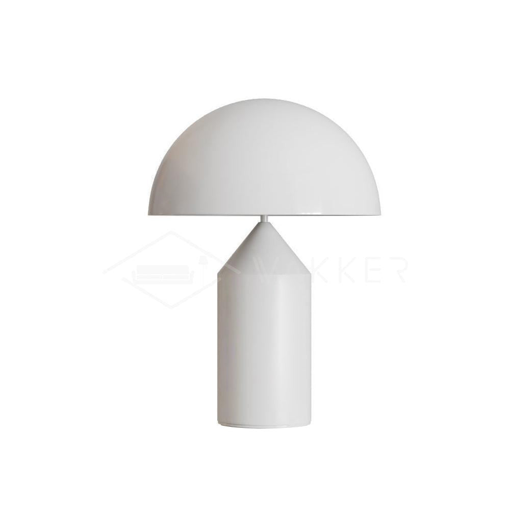 Geometric Dome Table Lamp by Tavilume - copper small table lamp, view 2