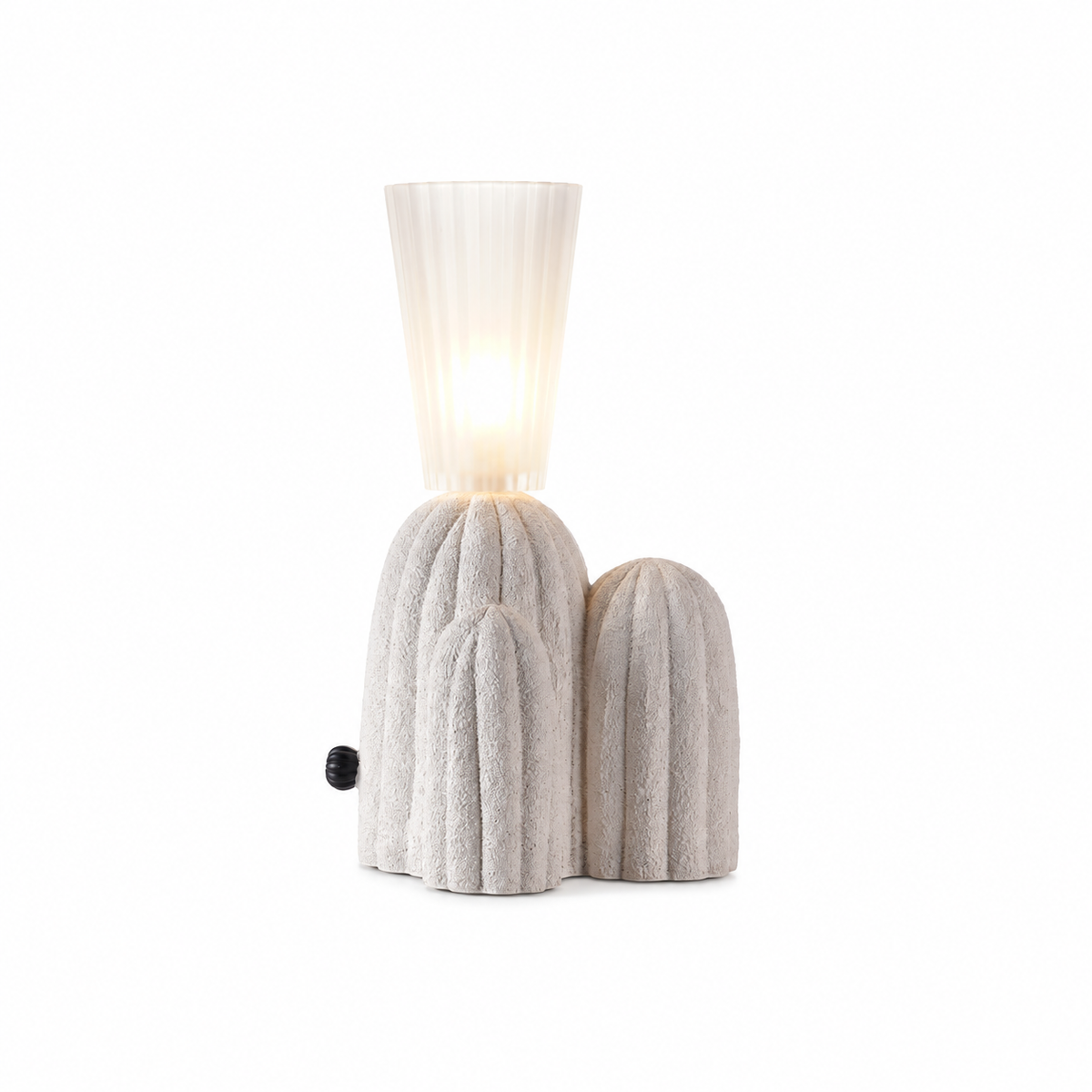 Glass RBS Reading Light Cactus Lamp by Tavilume - glass medium table lamp, view 1