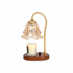 Glass Romantic Warmer Lamp by Tavilume - glass small table lamp, view 1