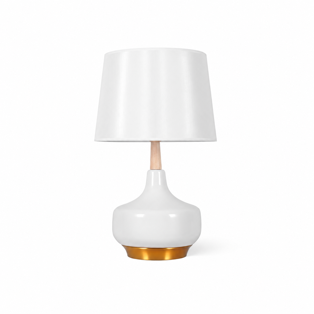 Hilo Table Lamp by Tavilume - wood medium table lamp, view 1