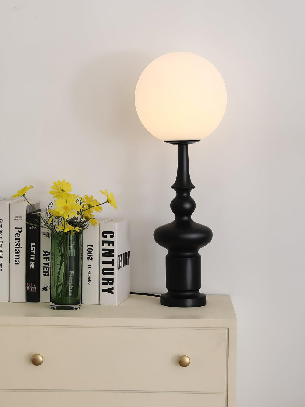 Imperial Column Accent Table Lamp by Tavilume - glass large table lamp, view 6