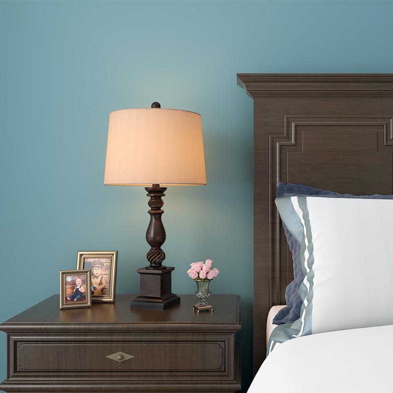 24 inch Rustic Bronze Resin Traditional Table Lamp by Tavilume - resin small table lamp, view 2